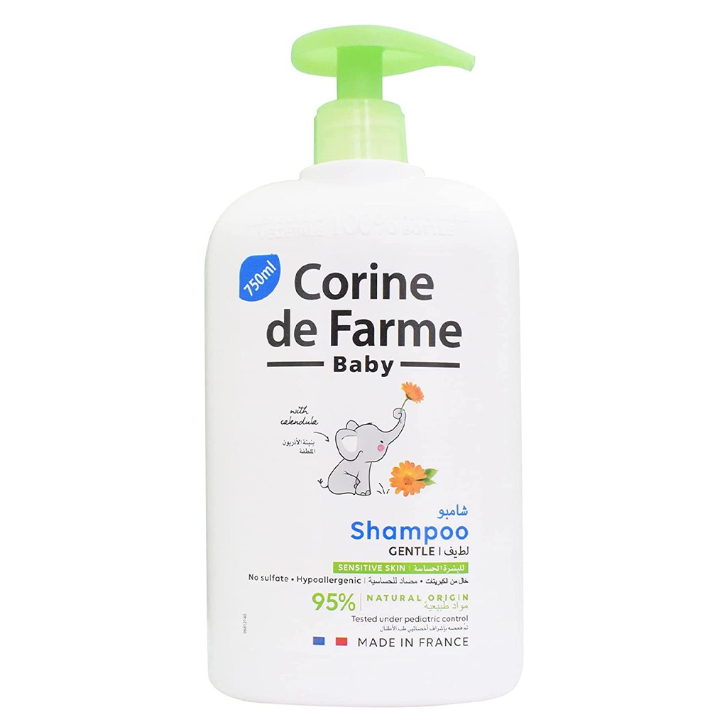 Corine De Farme Baby Sulfate Free Shampoo 750 mL