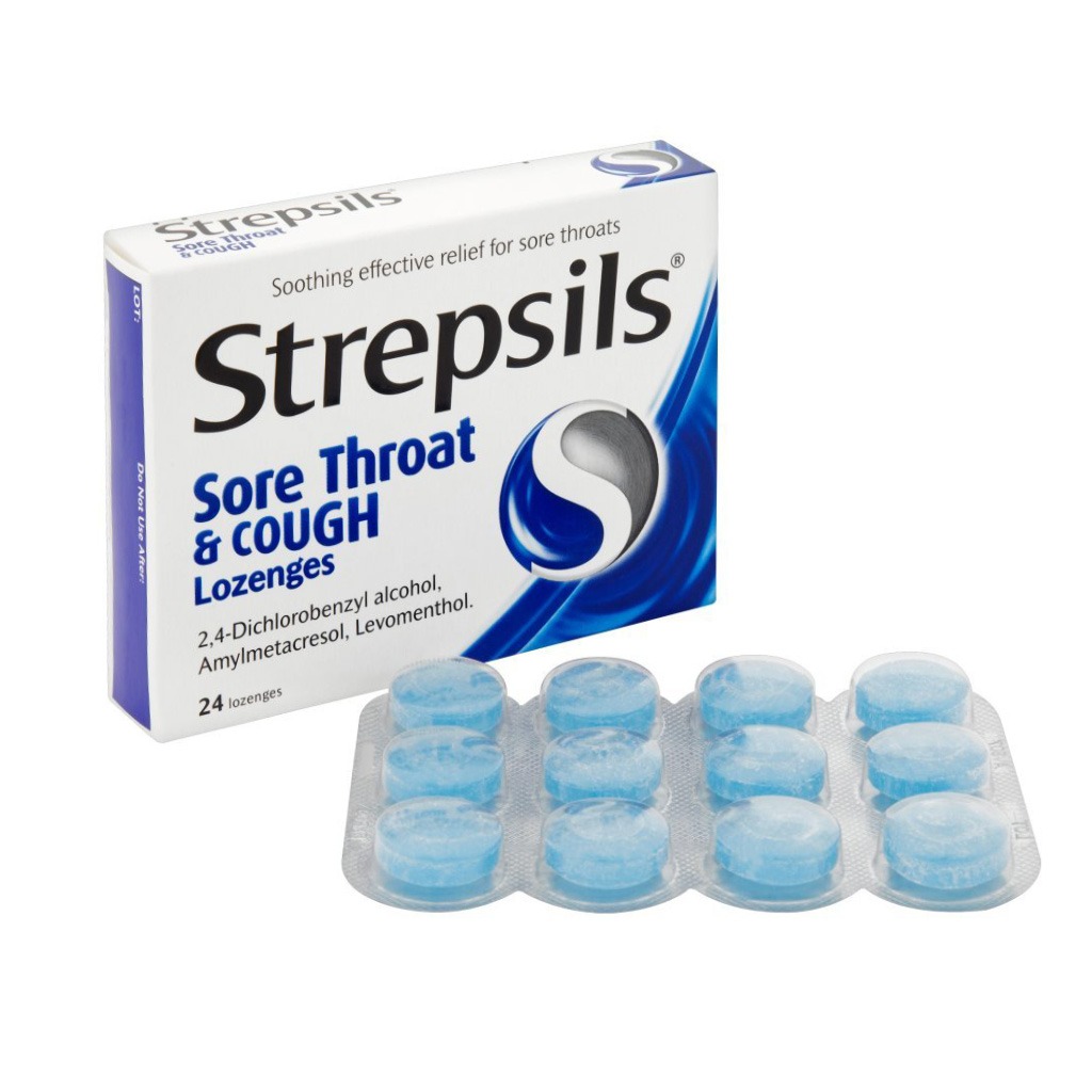 Strepsils Sore Throat & Cough Lozenges 24's