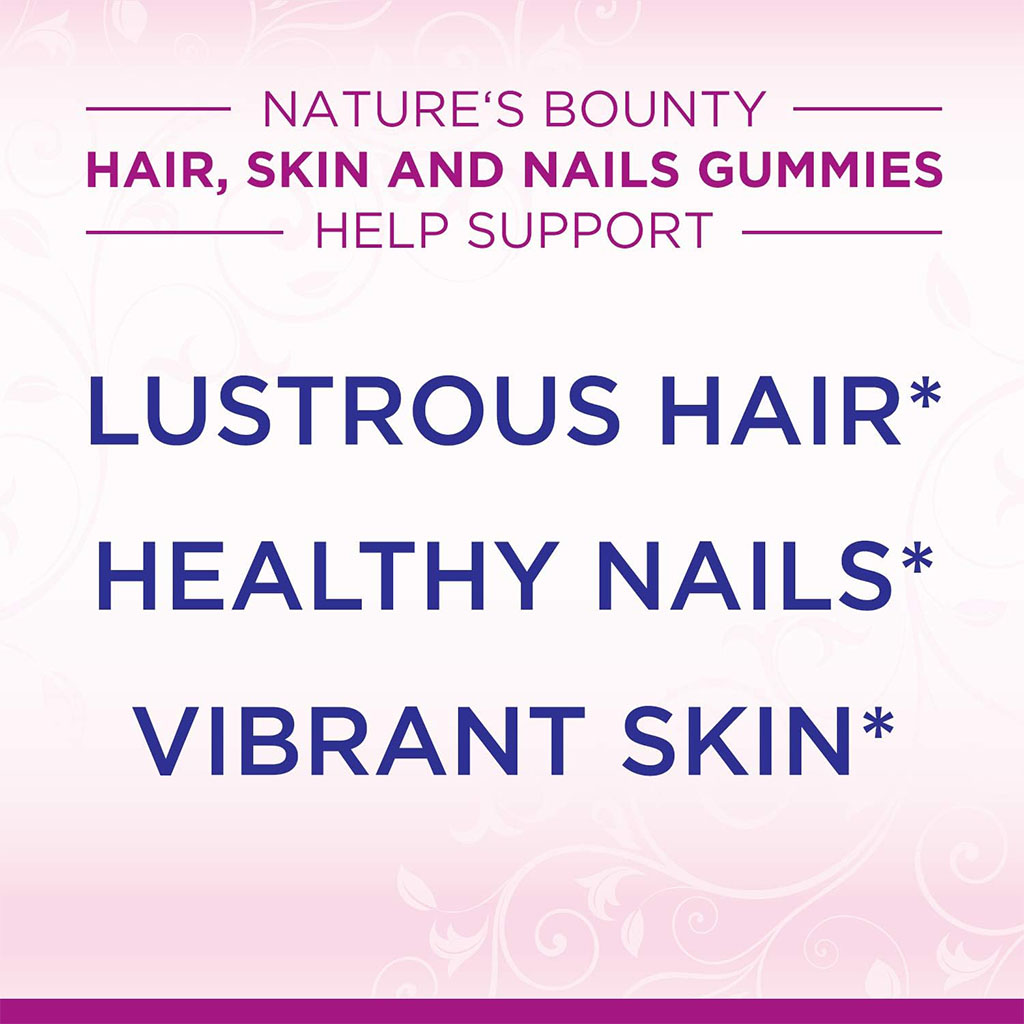 Nature's Bounty Optimal Solutions Hair, Skin And Nails Gummies 80's