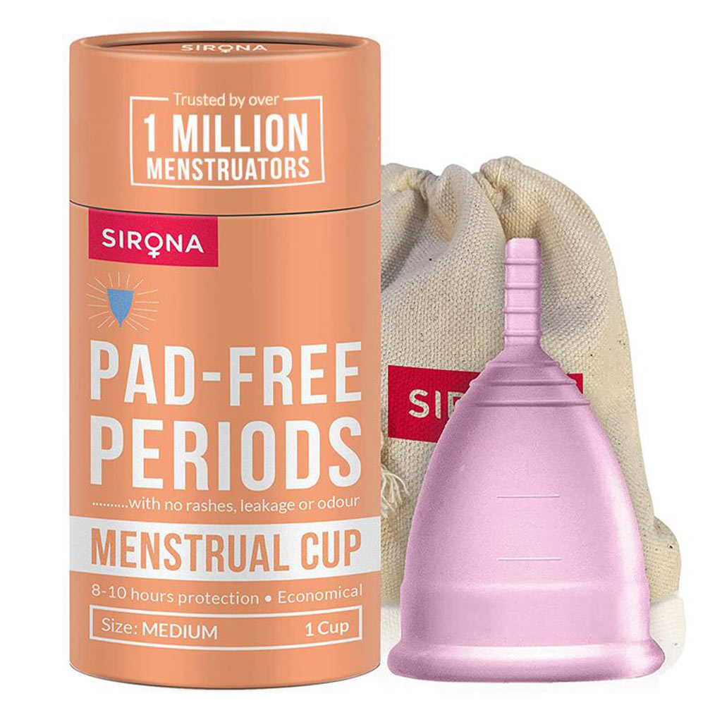 Sirona Reusable Menstrual Cup With Pouch Medium 1's