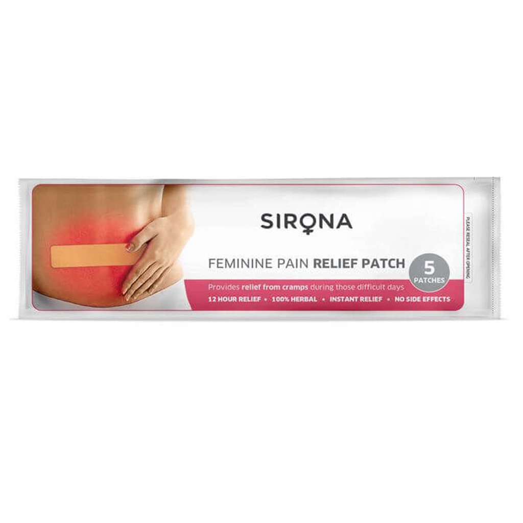 Sirona Period Pain Relief Patch 5's