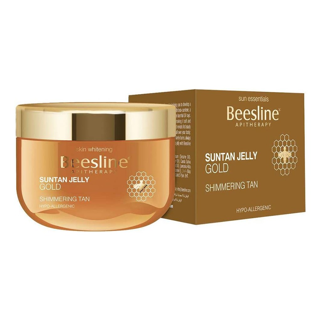 Beesline® Apitherapy Gold Shimmering Tan Suntan Jelly 75 mL