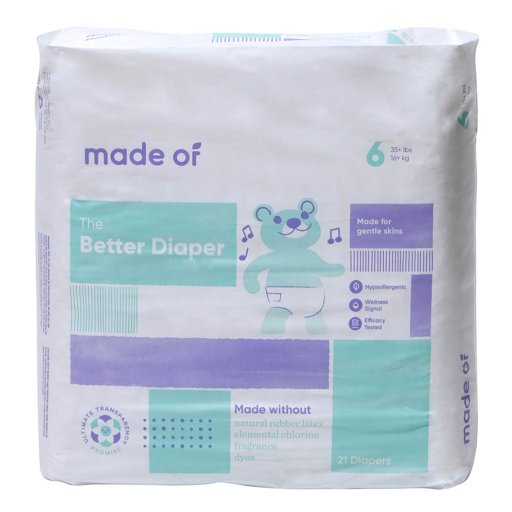 Made Of The Better Baby Diapers Size 6, 16+ Kg, 21's