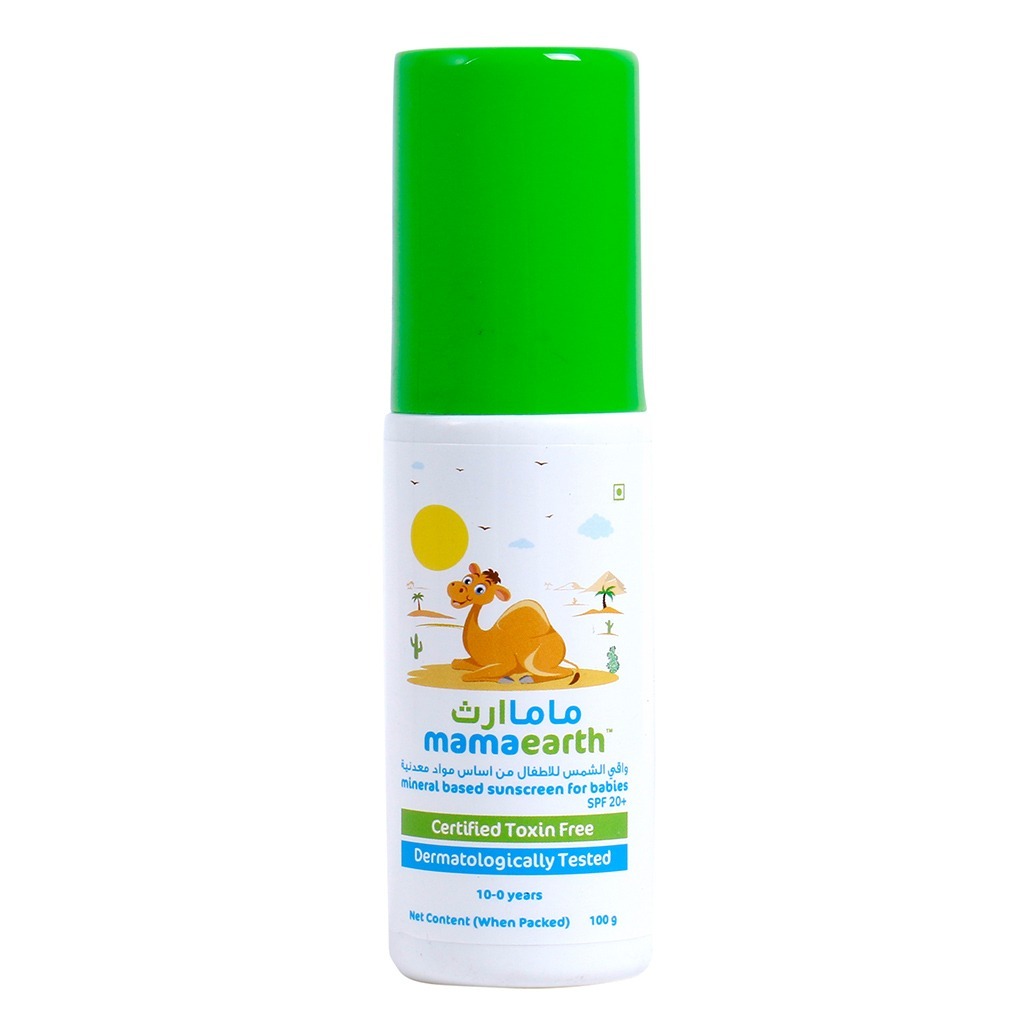 Mamaearth Mineral Based Sunscreen for babies SPF 20+ With Zinc Oxide 100 g