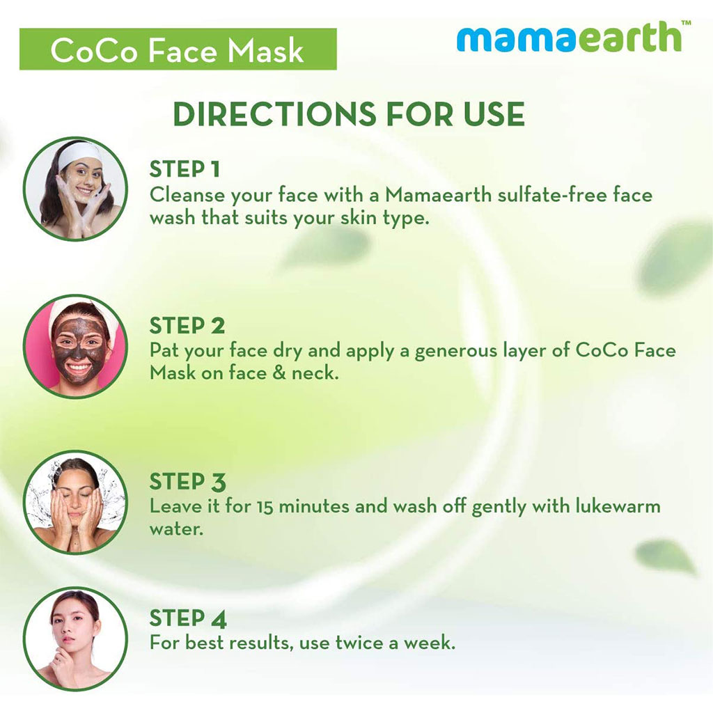 Mamaearth CoCo Face Mask With Coffee And Cocoa For Skin Awakening 100 g