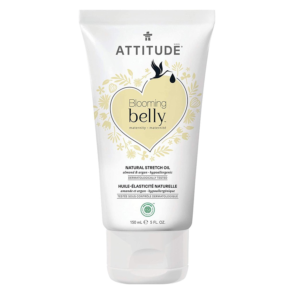 Attitude Blooming Belly Maternity Natural Stretch Oil With Almond And Argan 150ml