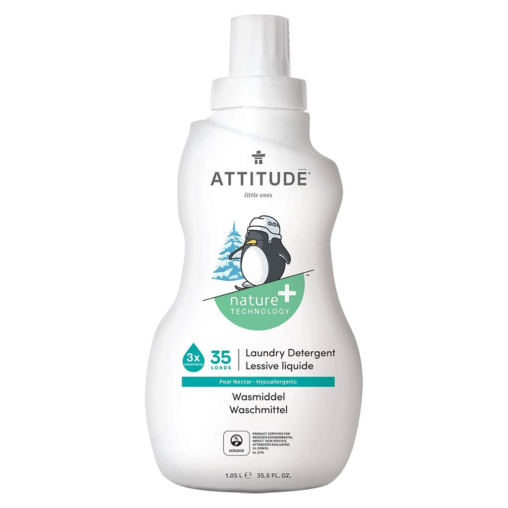 Attitude Little Ones Nature+ Technology Laundry Detergent 35 Loads Pear Nectar 1050 mL