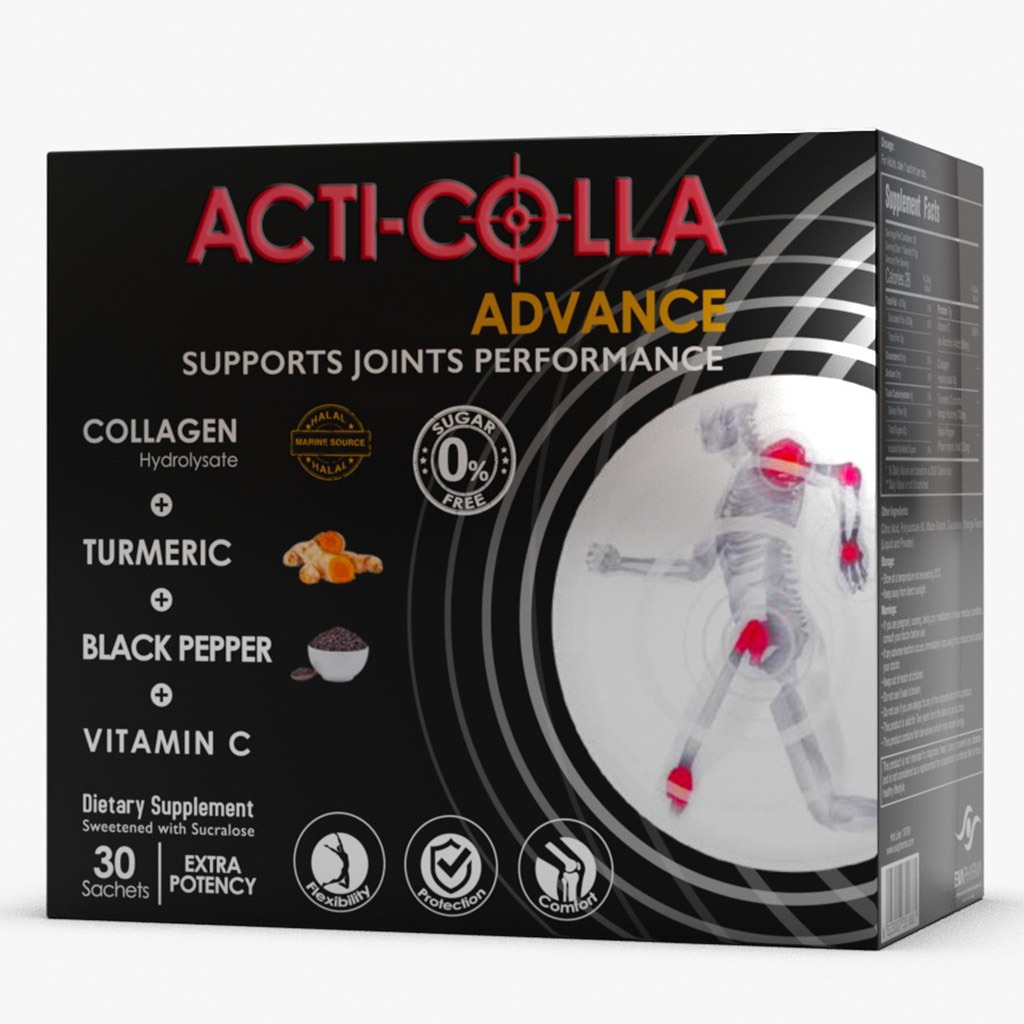 Eva Pharma Acti-Colla Advance Oral Powder Sachets For Joint Support, Pack of 30's