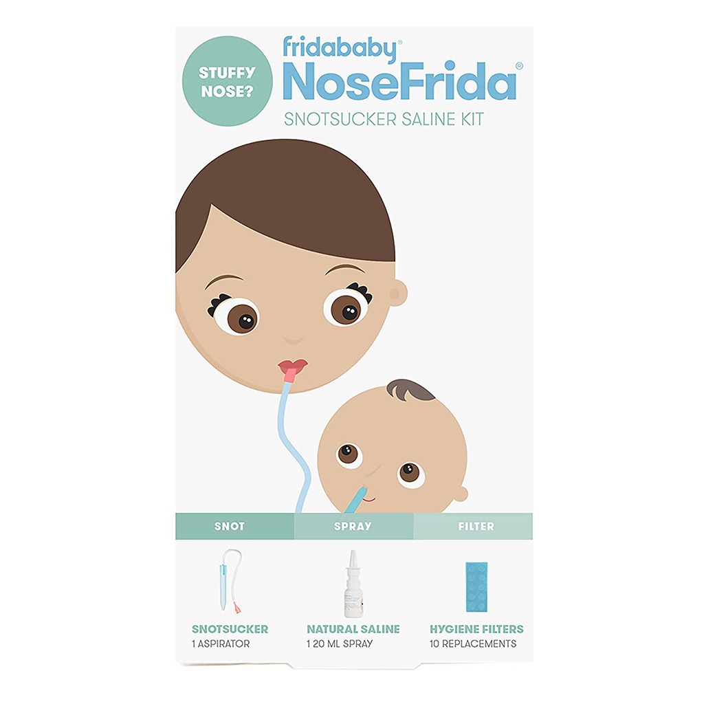 FridaBaby NoseFrida The Snotsucker Saline Kit For Babies
