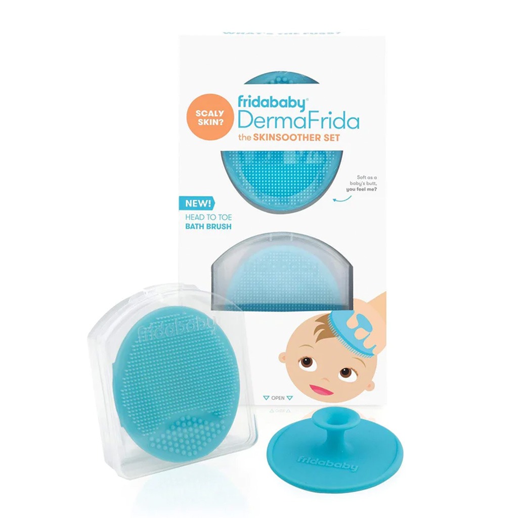 FridaBaby DermaFrida Baby Spa - Head to Toe Bath Brush SkinSoother Set