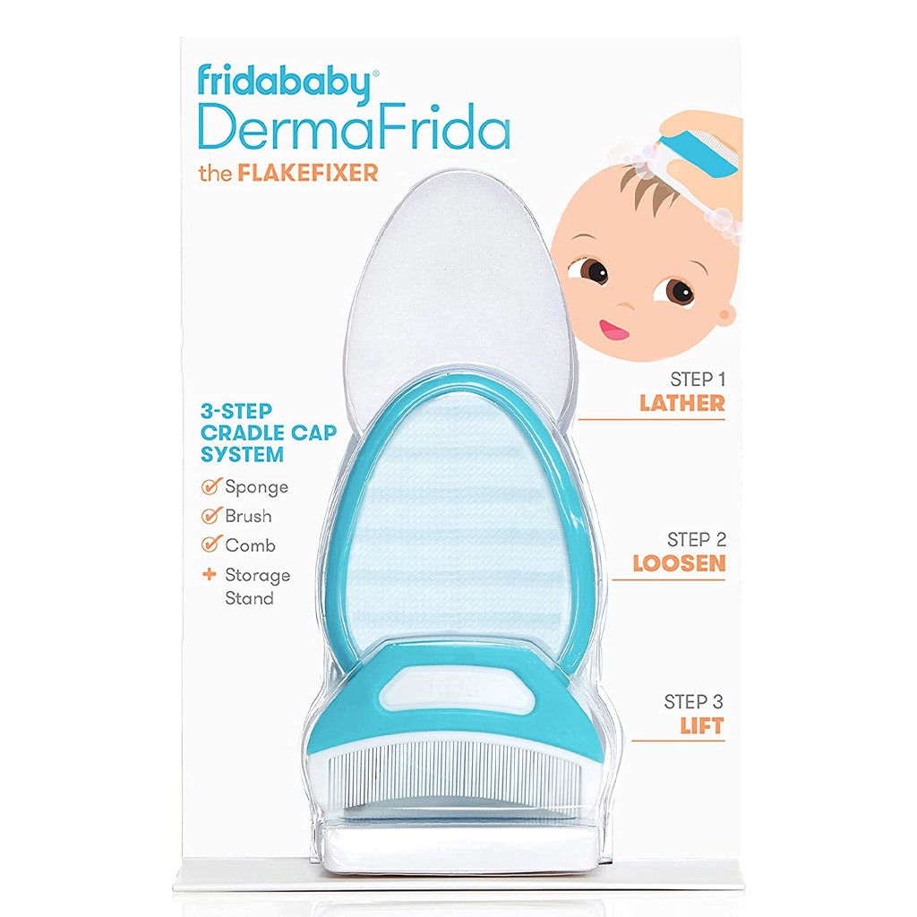 FridaBaby DermaFrida The Flakefixer 3 Step Cradle Cap System For Babies