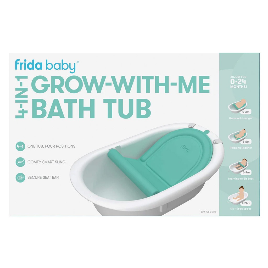 FridaBaby 4-In-1 Grow-With-Me Bath Tub For Baby