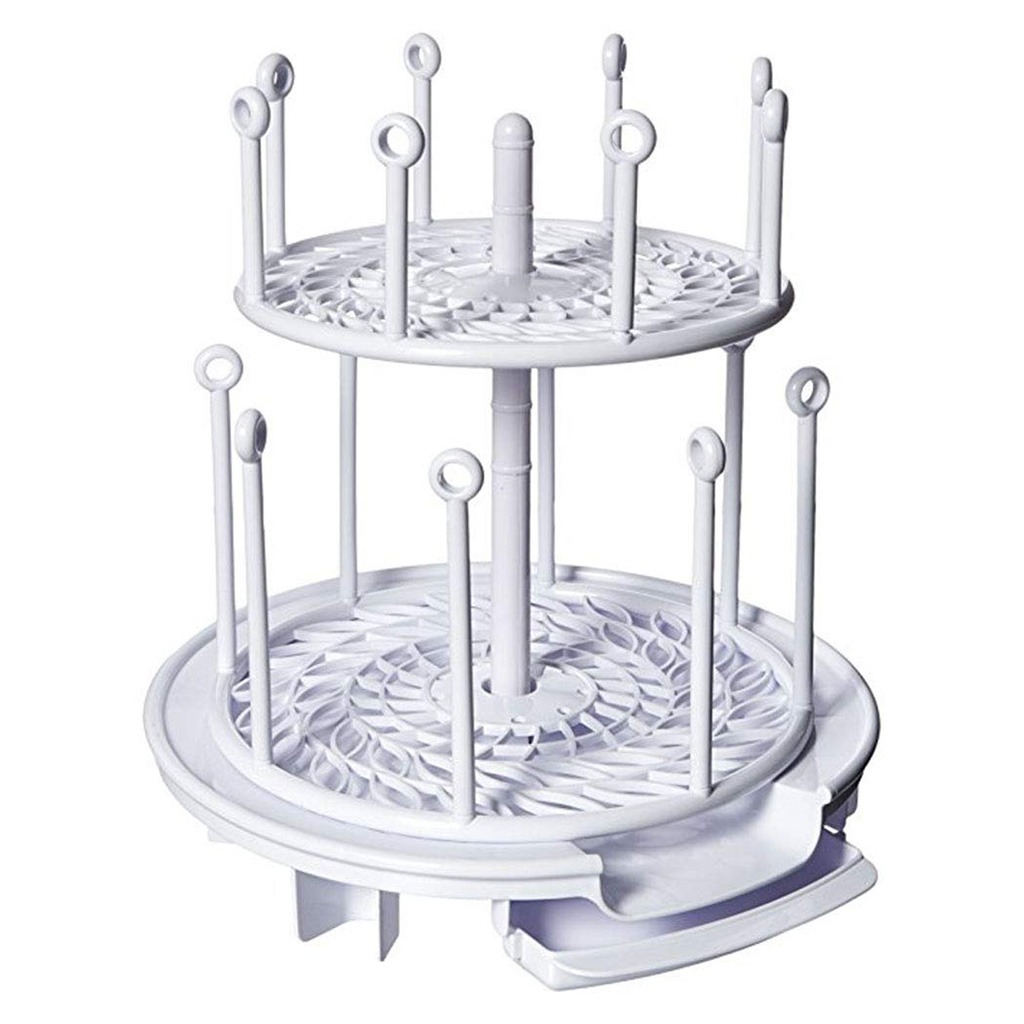 The First Years Spinning Drying Rack For Baby - White
