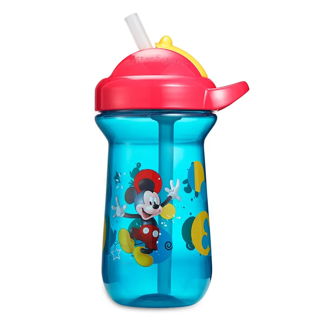 The First Years Disney Junior Mickey Flip Top Straw Cup For 18 Months+ Baby - Assorted