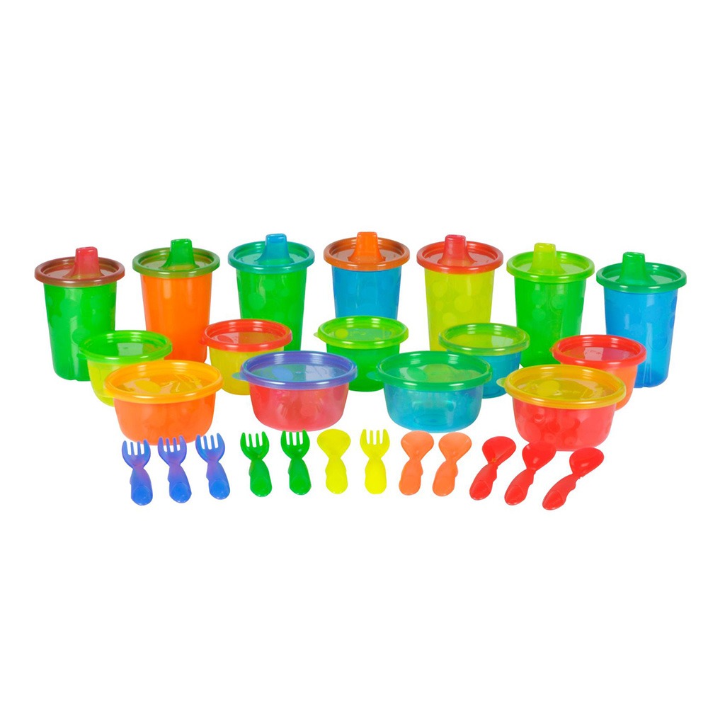 The First Years Take & Toss 28 Piece Multi-Pack Feeding Set