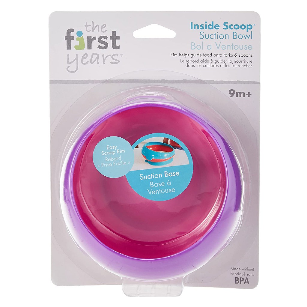 The First Years Inside Scoop Suction Bowl, Assorted Pack of 1's