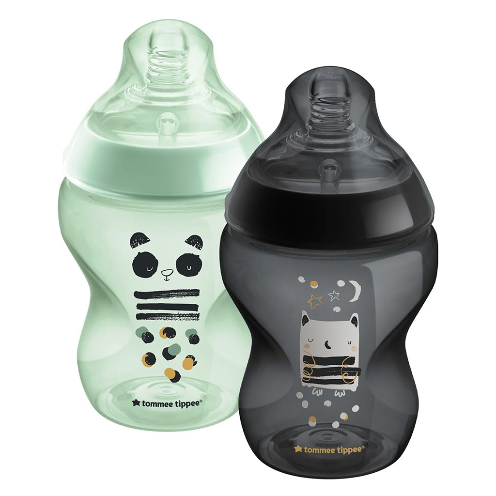 Tommee Tippee Closer To Nature Feeding Bottle Olie For 0 Months+ Baby 260ml, Pack of 2's