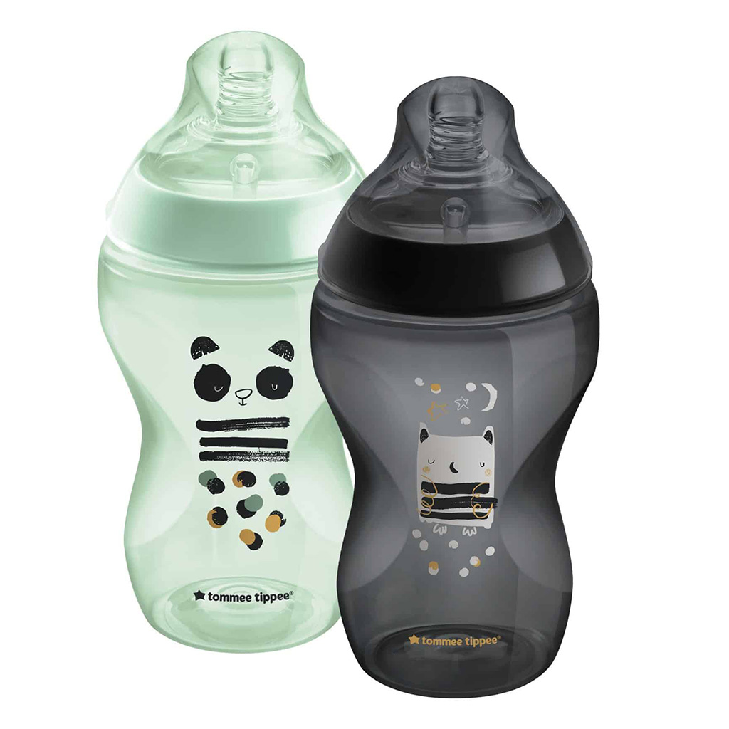 Tommee Tippee Closer To Nature Feeding Bottle Boy 340ml-Pack Of 2