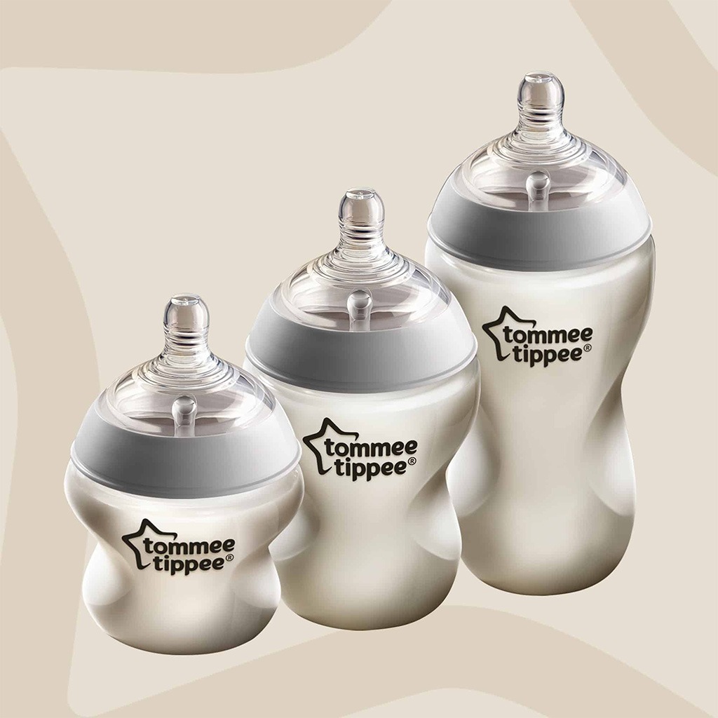 Tommee Tippee Closer To Nature Feeding Bottle Boy 340ml-Pack Of 2