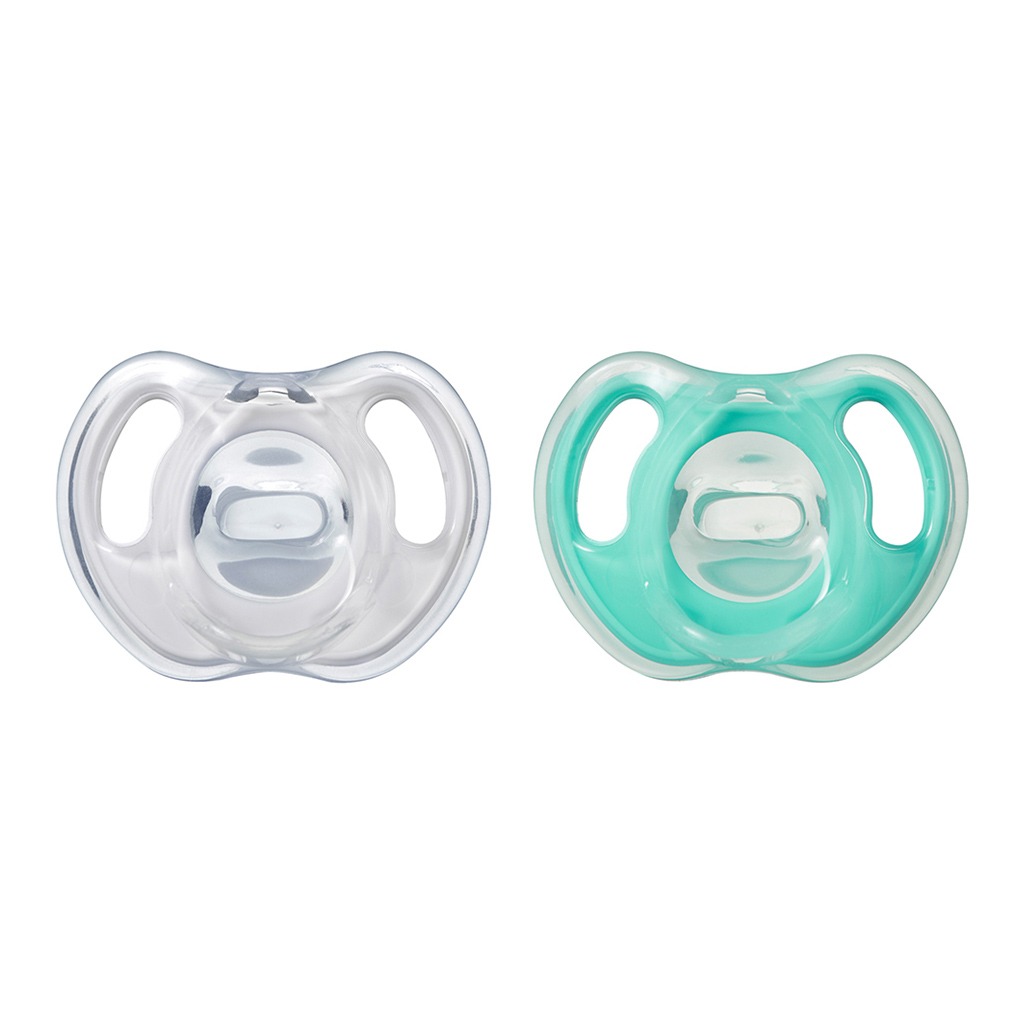 Tommee Tippee Ultra-Light Silicone Soother For 0-6 Months Babies-Pack Of 2