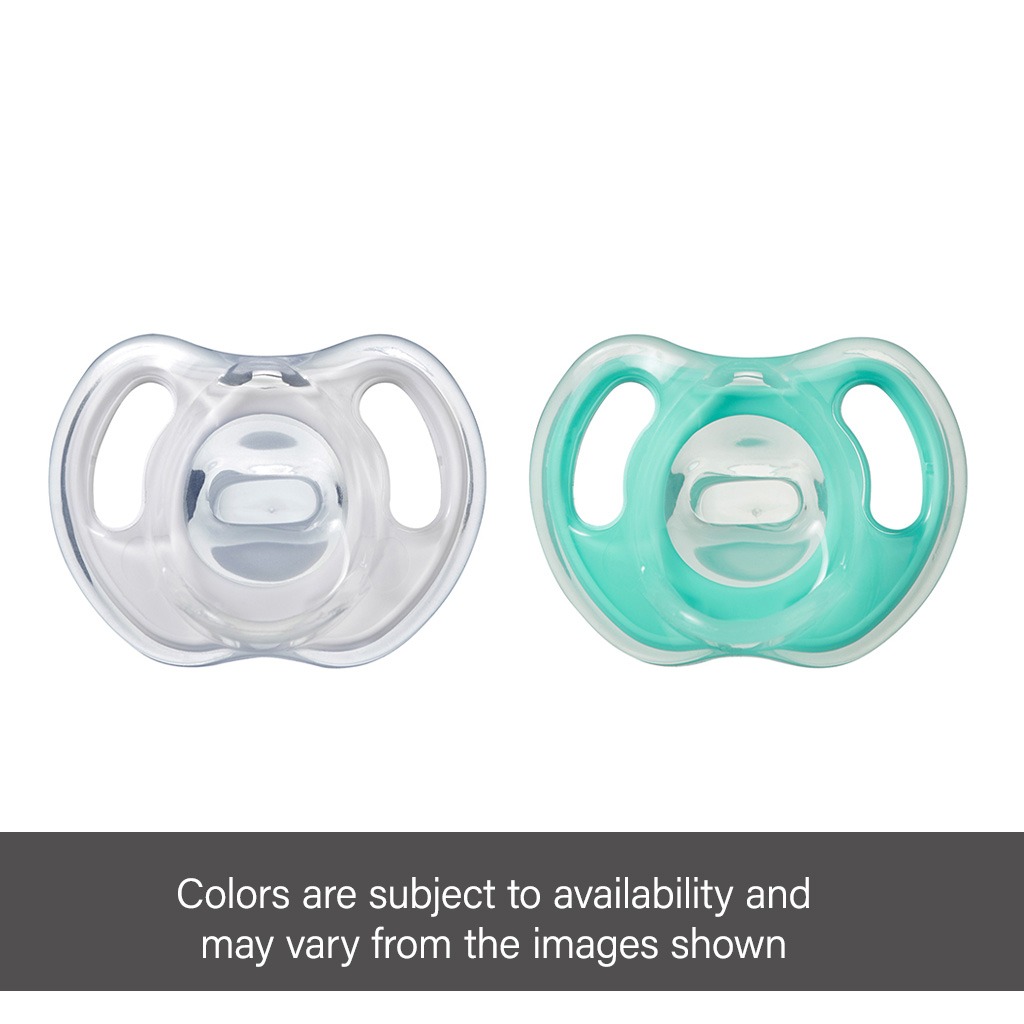 Tommee Tippee Ultra-Light Silicone Soother For 0-6 Months Babies-Pack Of 2