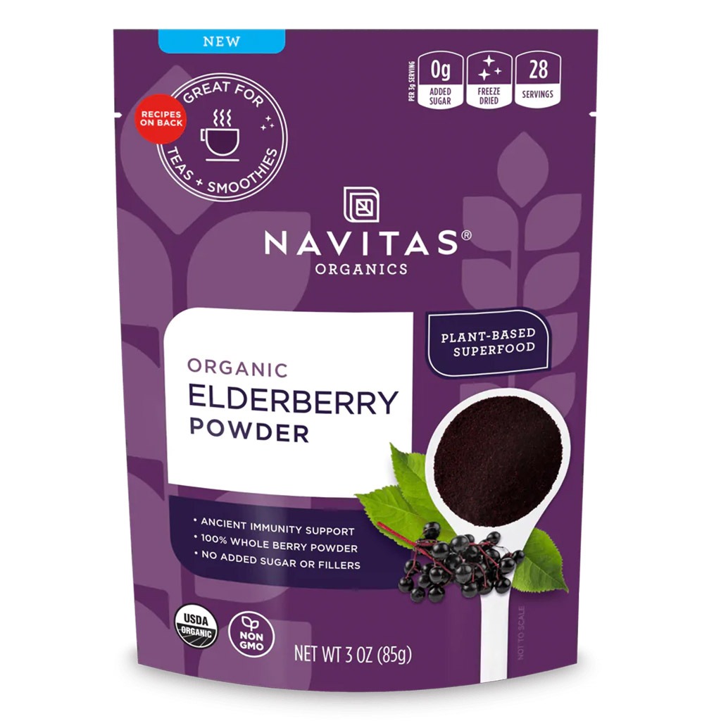 Navitas Organics Plant based Superfood Organic Elderberry Powder 85g