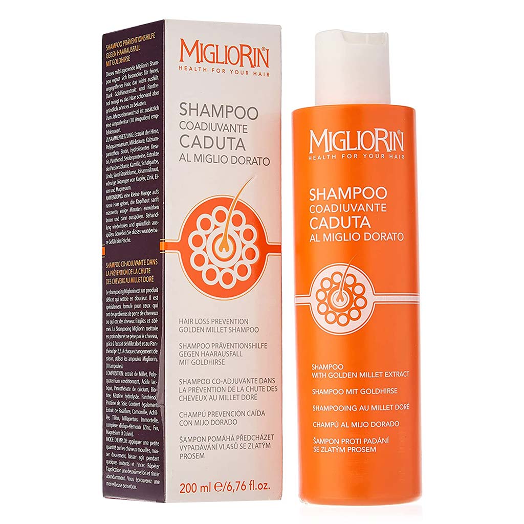 Migliorin Anti-Hair loss Phials 10ml 10's + Hair Loss Shampoo 200ml Anti-Hair Loss PROMO PACK 