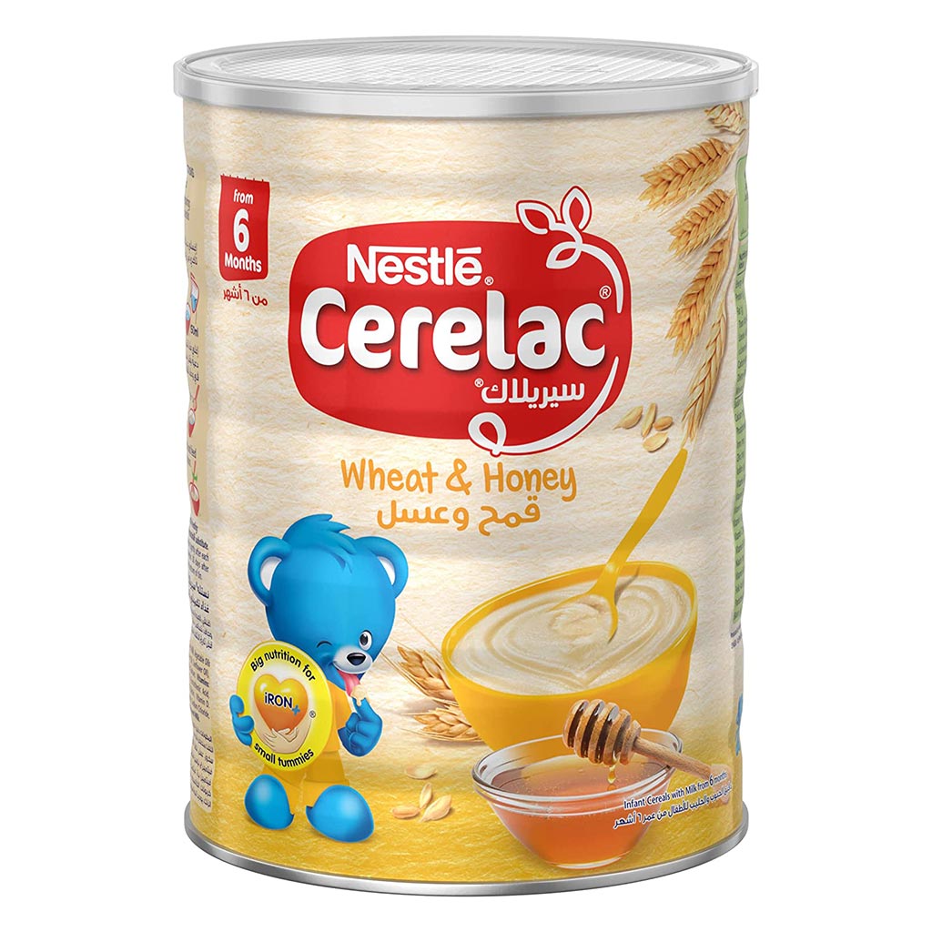 Nestle Cerelac Wheat & Honey For Babies From 6 Months, Stage 2, 1kg
