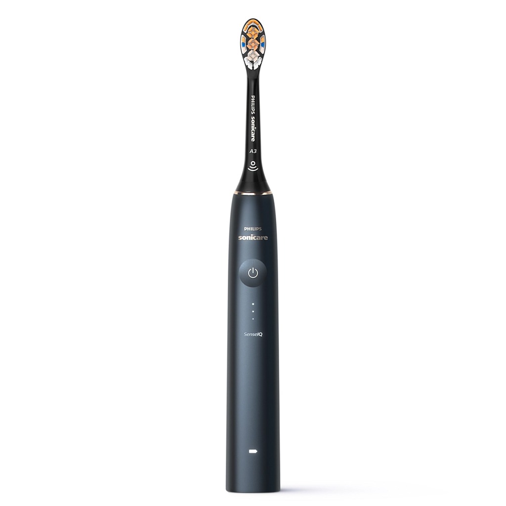 Philips Sonicare 9900 Prestige Rechargeable Electric Power Toothbrush With SenseIQ & AI-powered Sonicare App, Colour Midnight Blue - HX9992/22,Certified UAE 3 Pin