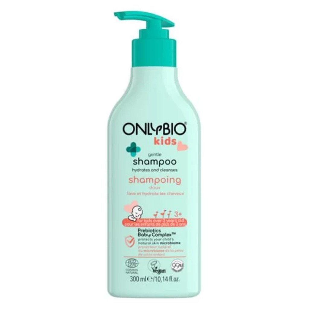 OnlyBio Kids Gentle Shampoo With Prebiotics Baby Complex For 3+Year Kids 300ml