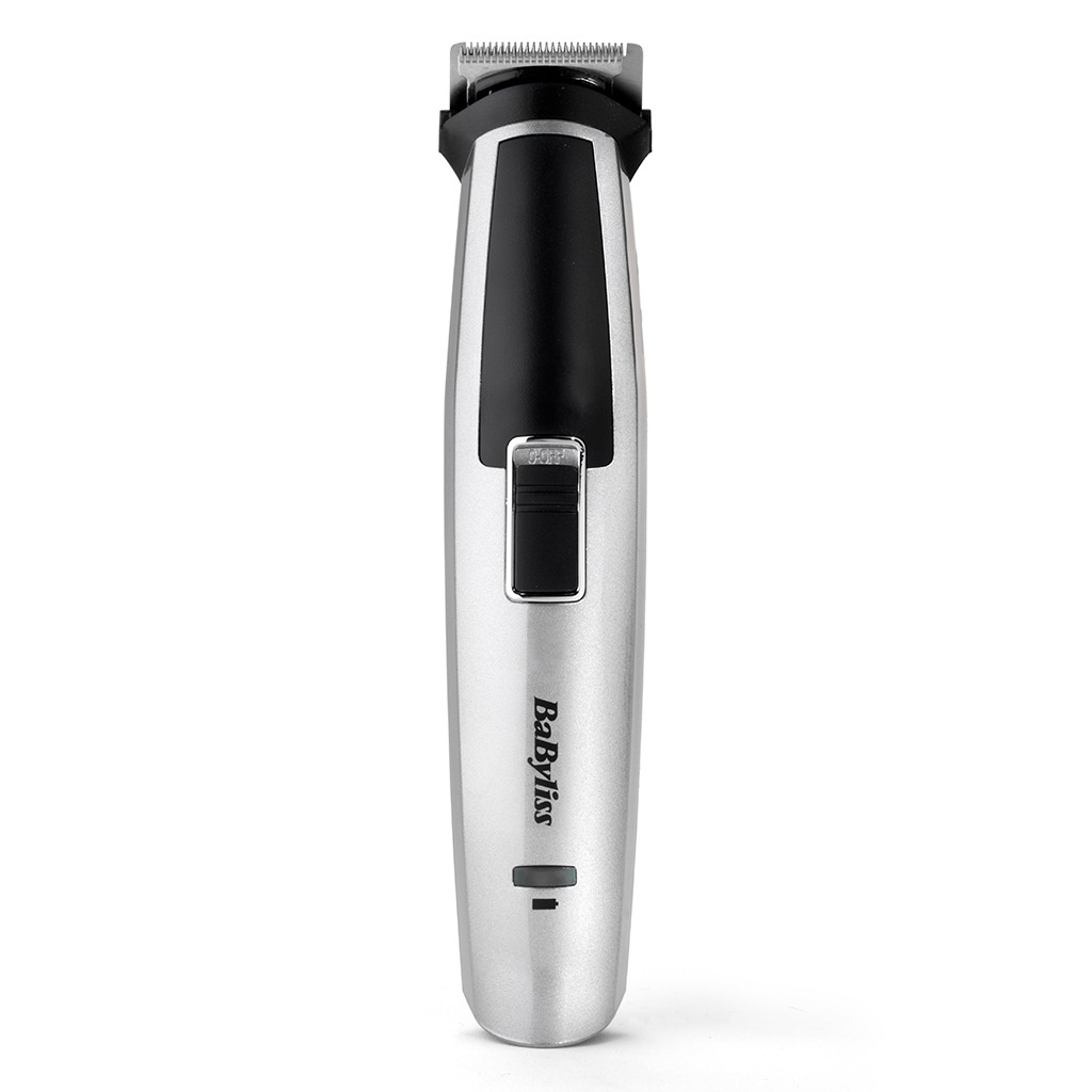 Babyliss 8 in 1 Titanium Cordless Multi Grooming Men’s Trimmer For Face & Body, Silver