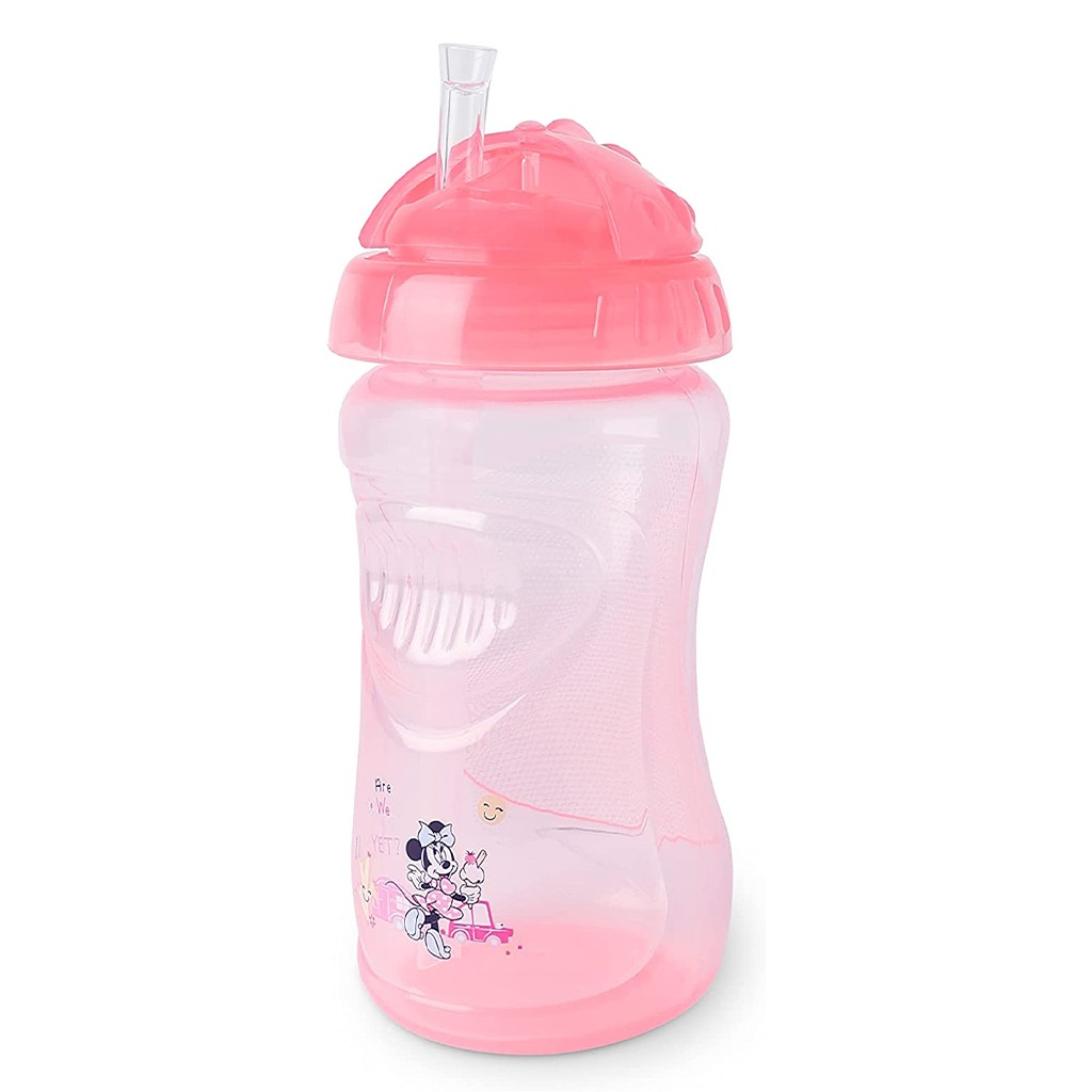 Disney Minnie Mouse 360ml Baby Straw Cup, Pack of 1's TRHA1706