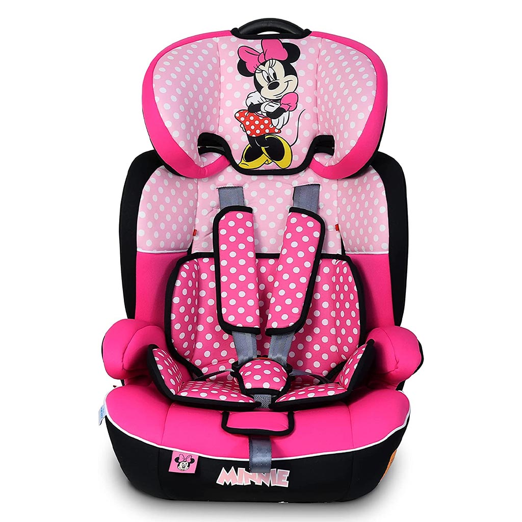 Disney Minnie Mouse 3-In-1 Car Seat For Baby/Kids Up to 36Kg - Assorted ZY10