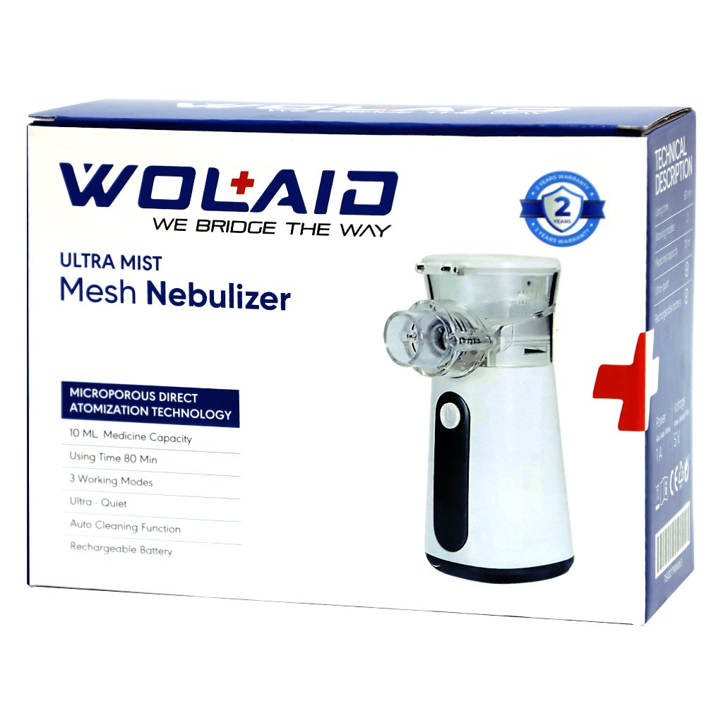 Wolaid Ultramist Mesh Nebulizer With Microporous Direct Atomization Technology