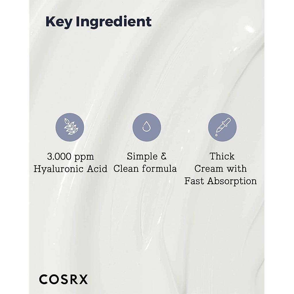 Cosrx Hyaluronic Acid Intensive Moisturizing Cream For Dry Dehydrated Skin 100g