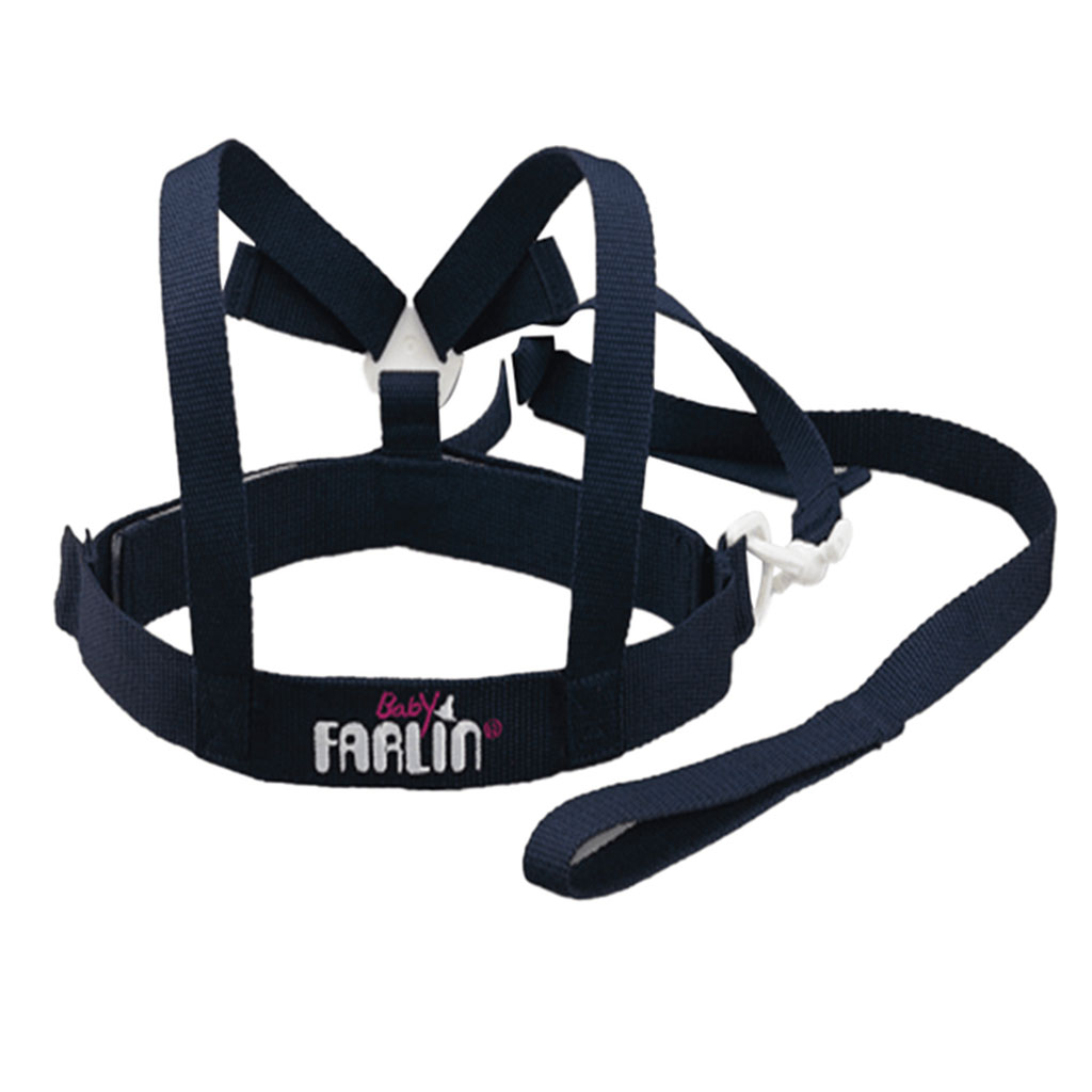 Farlin Adjustable Baby Harness Belt For Walking Toddler, Black