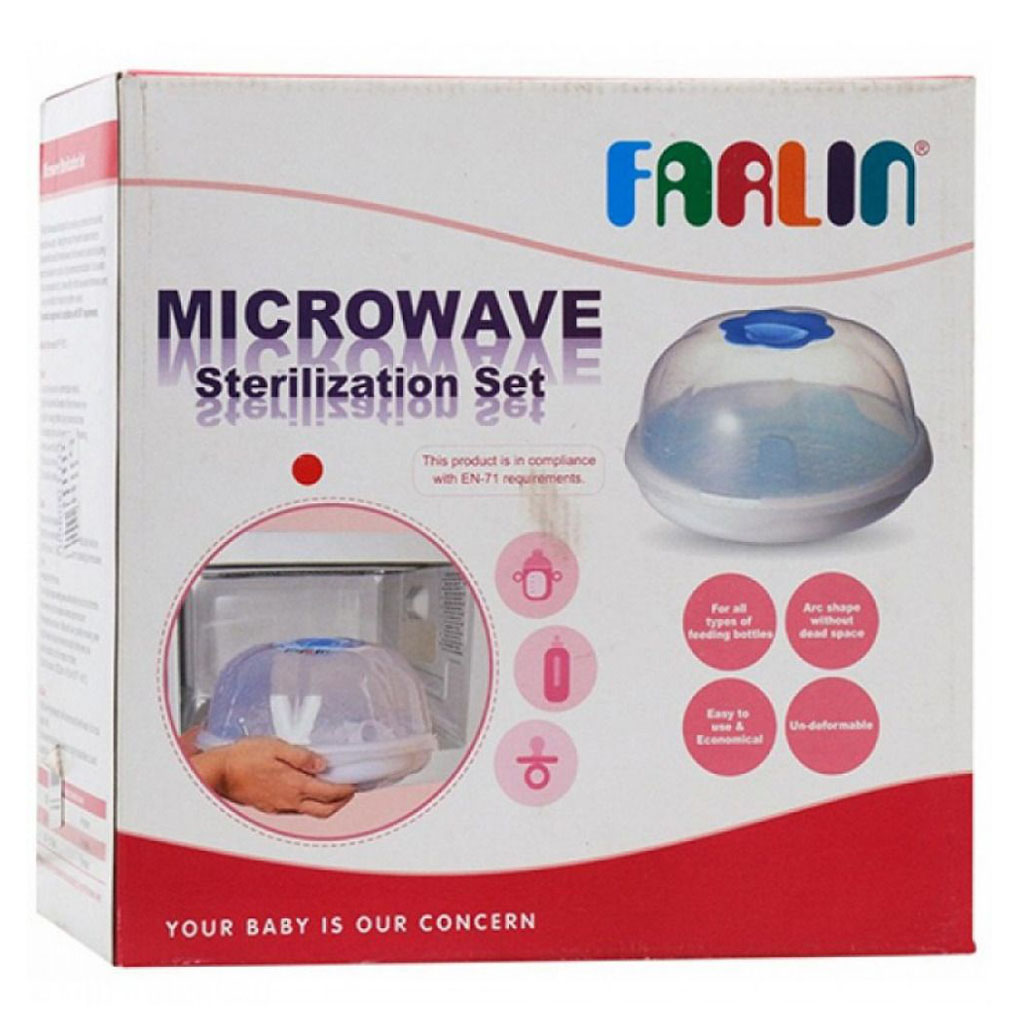 Farlin Microwave Steam Sterilization Set For Baby BF-213(B)