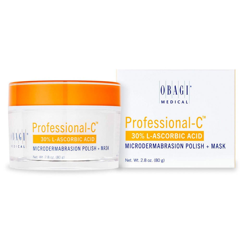 Obagi Professional-C 30% L-Ascorbic Acid 2-in-1 Brightening Microdermabrasion Polish + Face Mask 80g