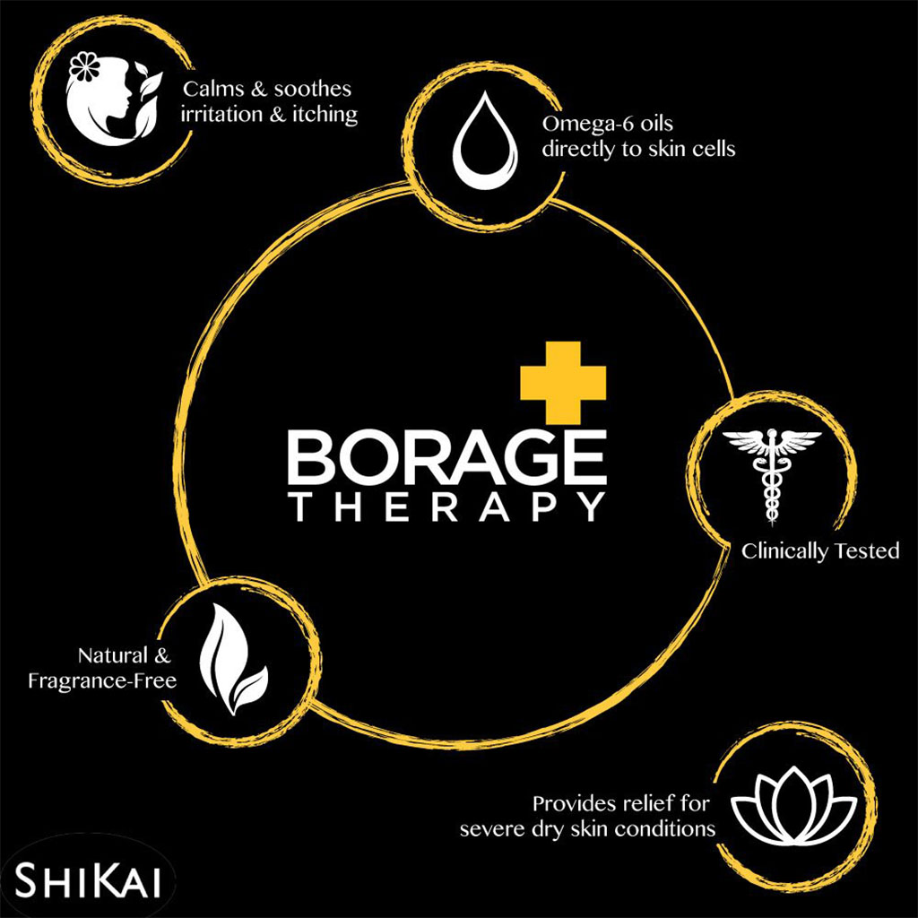 ShiKai Borage Therapy The Dry Skin Solution Advanced Formula Fragrance-Free Lotion 238ml