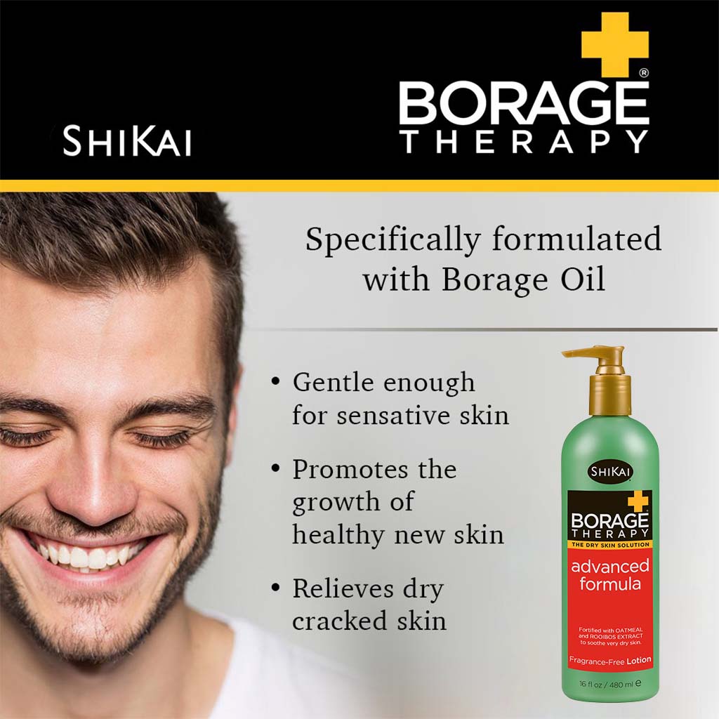 ShiKai Borage Therapy The Dry Skin Solution Advanced Formula Fragrance-Free Lotion 480ml