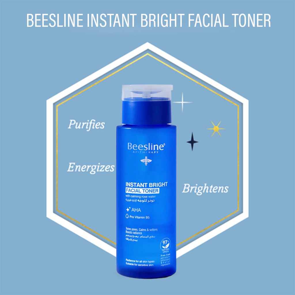 Beesline Instant Bright Facial Toner For All Skin Types 200ml