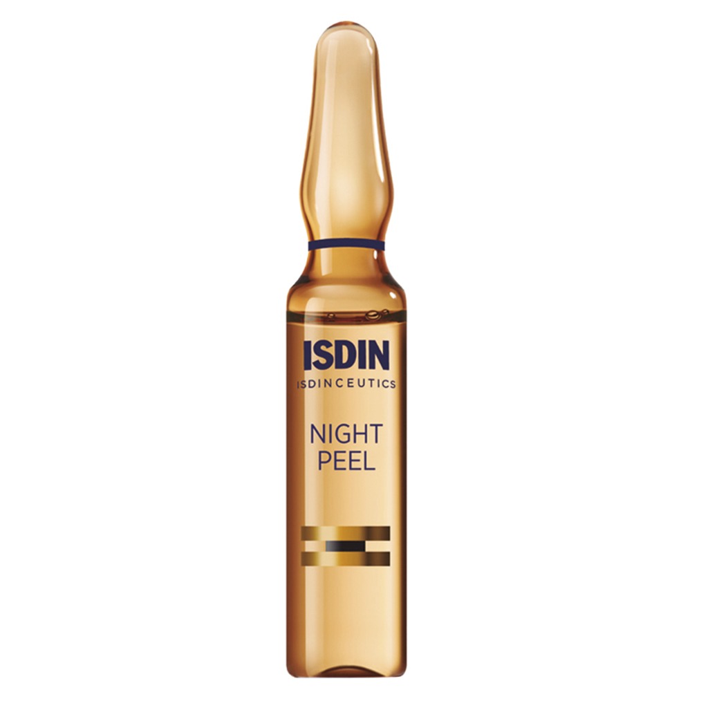 Isdin Isdinceutics Exfoliating Night Peeling Facial solution 2mlX10 Ampoules, PROMO PACK of 2 boxes