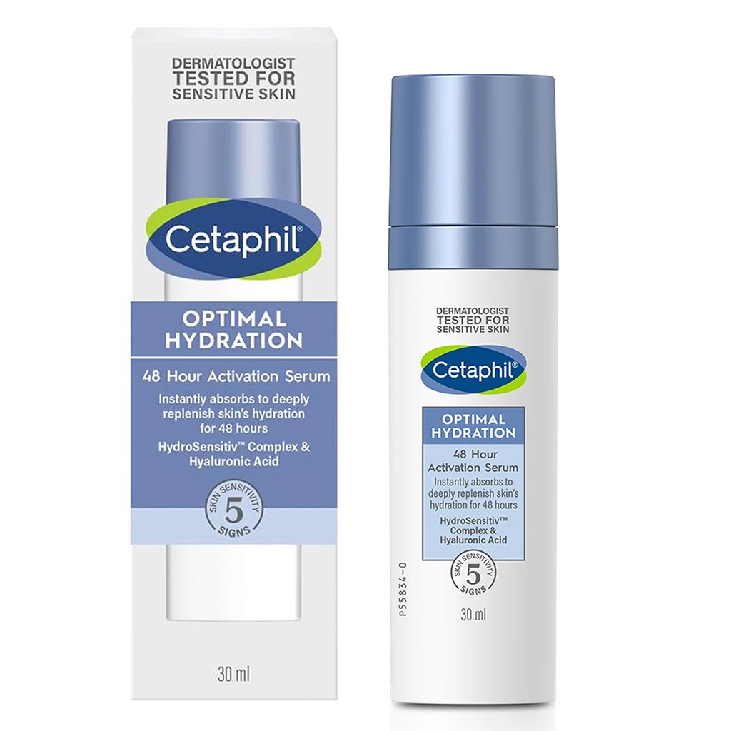 Cetaphil Optimal Hydration 48Hr Activation Moisturizing Facial Serum For Dry or Dehydrated Skin 30ml