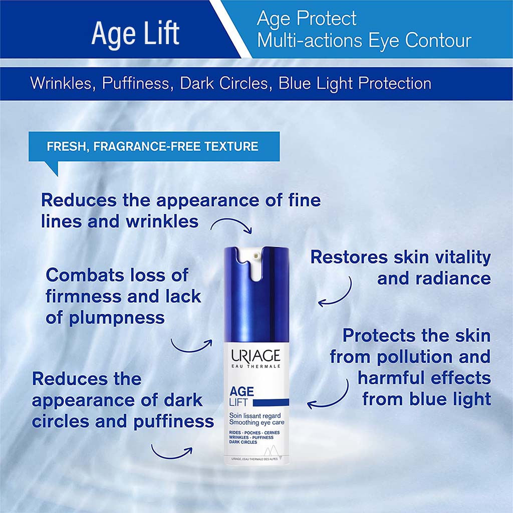 Uriage Age Lift Firming Smoothing Eye Care Cream For All Skin Types 15ml