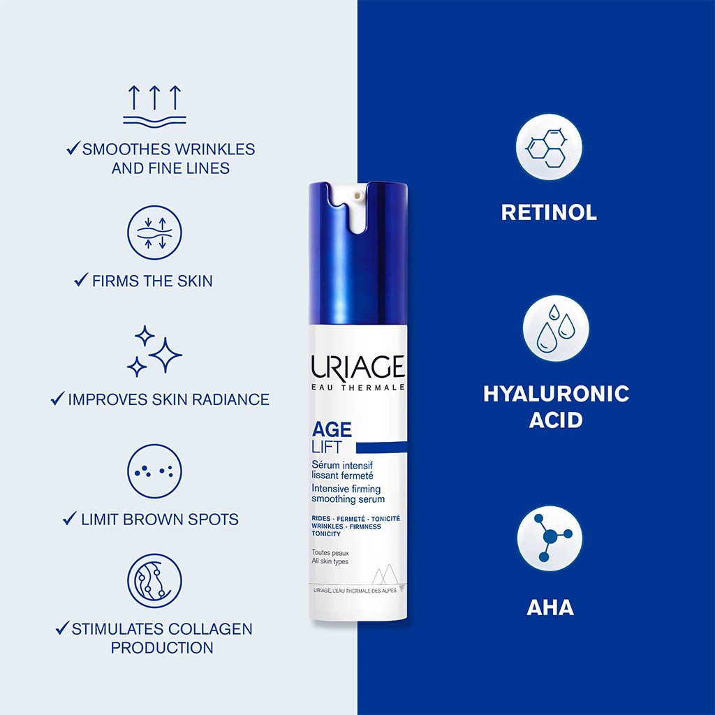 Uriage Age Lift Intensive Firming Smoothing Serum For All Skin Types 30ml