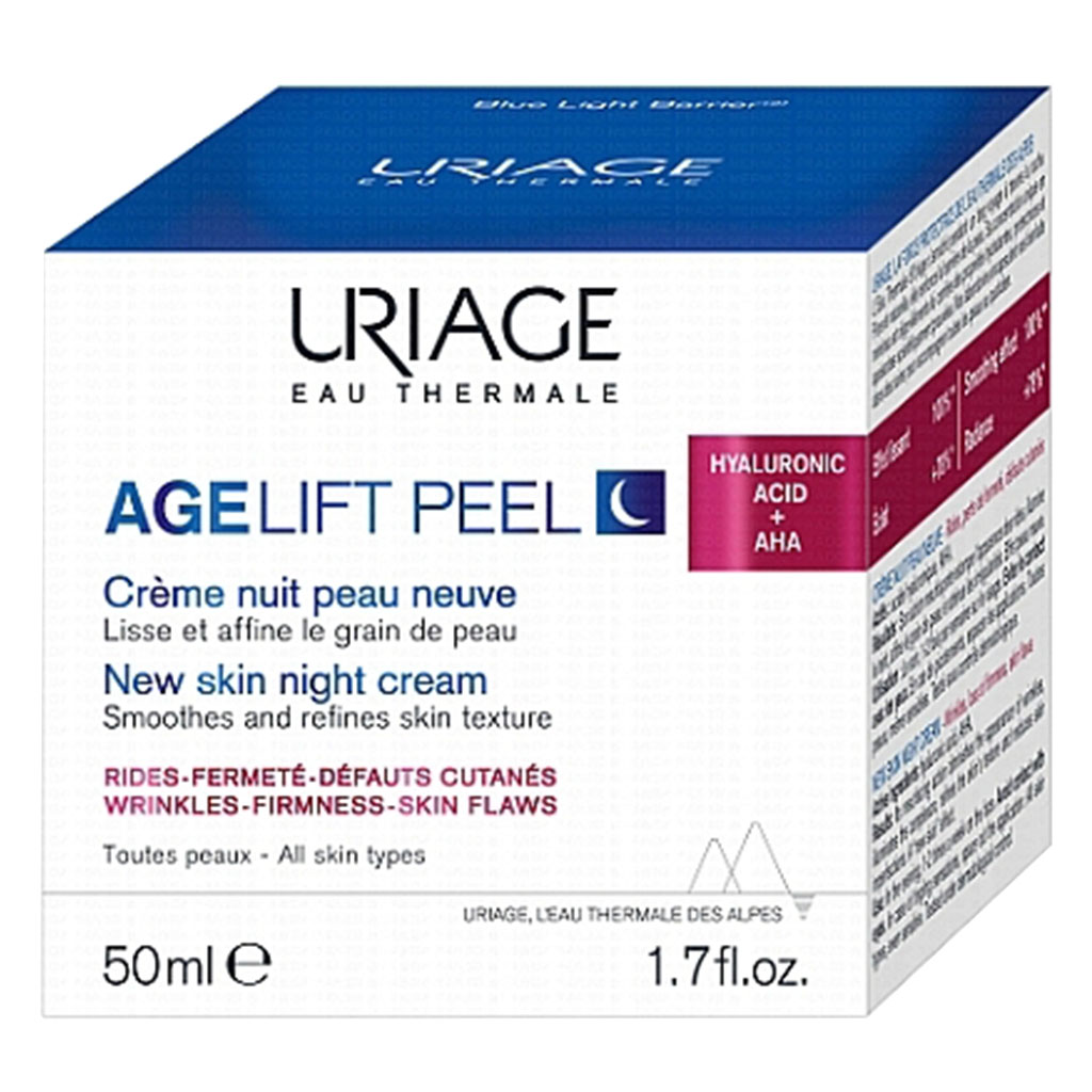 Uriage Age Lift Peel New Skin Night Cream For All Skin Types 50ml