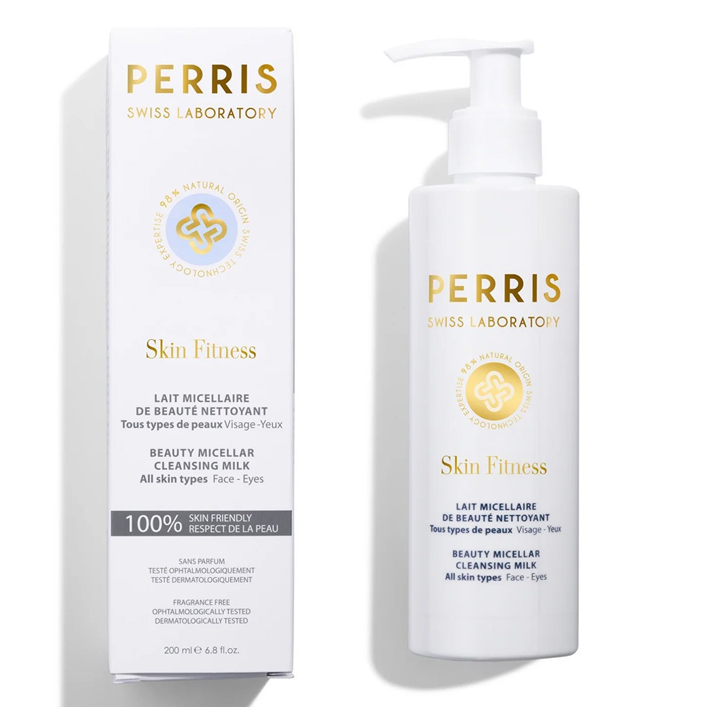 Perris Swiss Laboratory Skin Fitness Beauty Micellar Make-up removing & Cleansing Milk For Face & Eyes 200ml