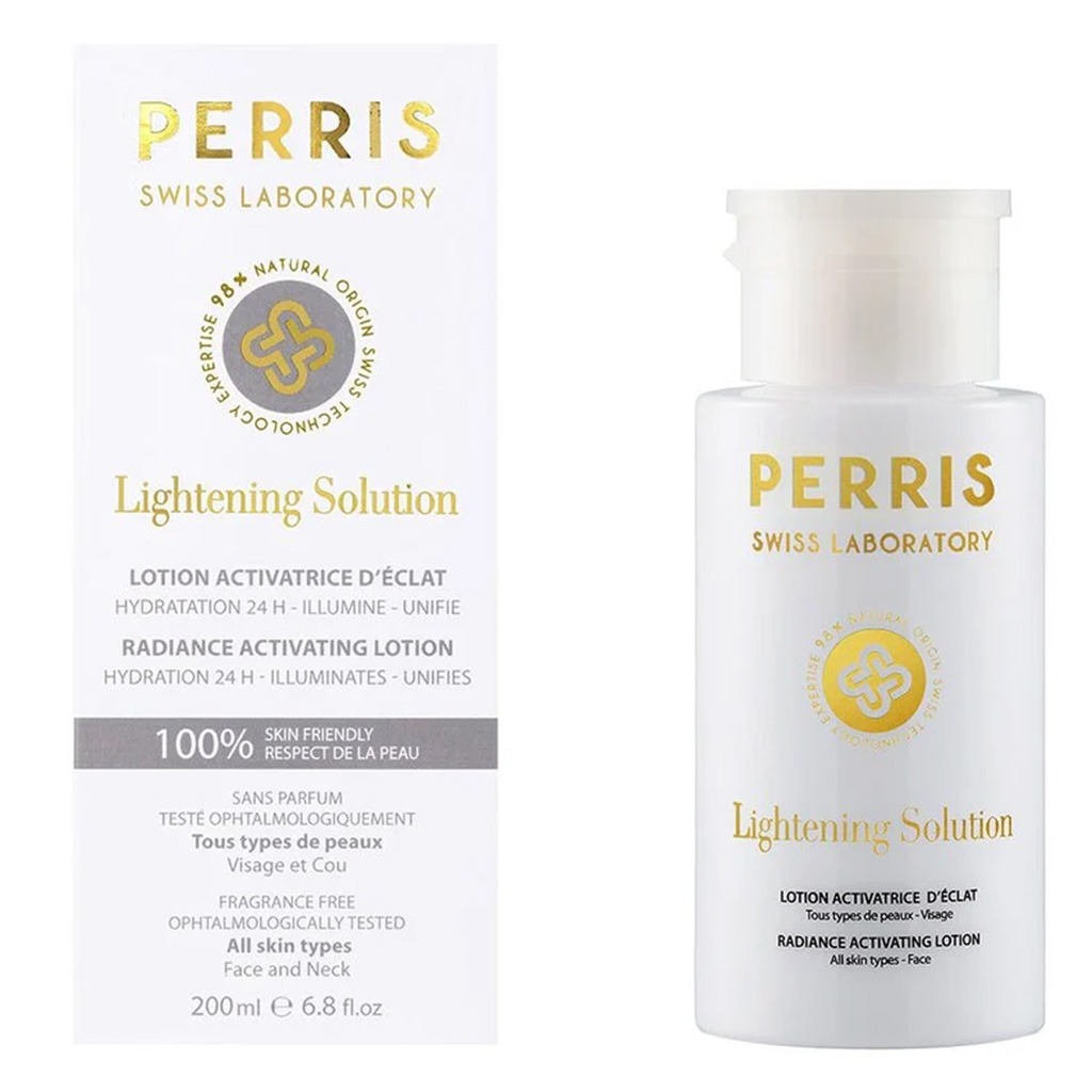 Perris Swiss Laboratory Lightening Solution Radiance Activating Lotion Toner For All Skin Types 200ml