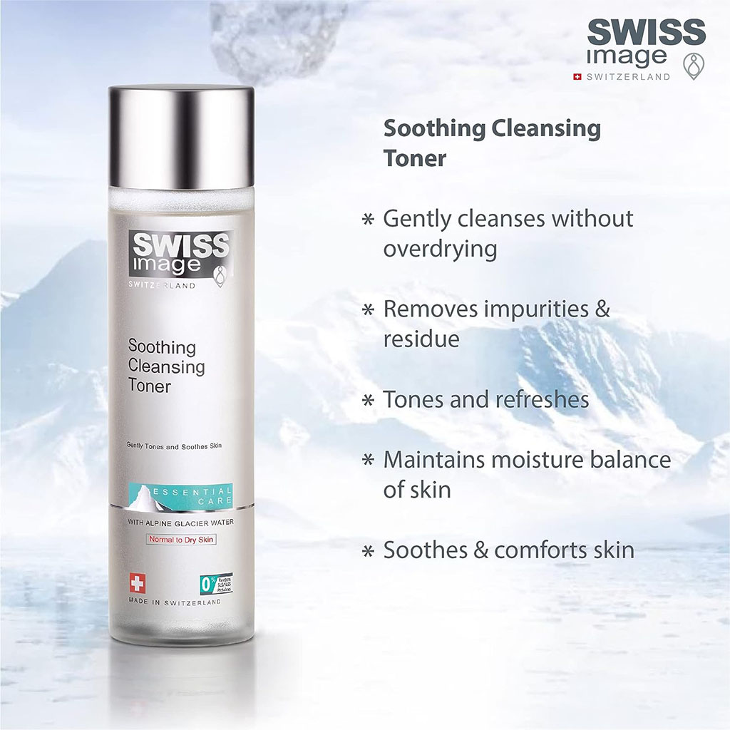 Swiss Image Essential Care Soothing Cleansing Toner For Normal To Dry Skin 200ml