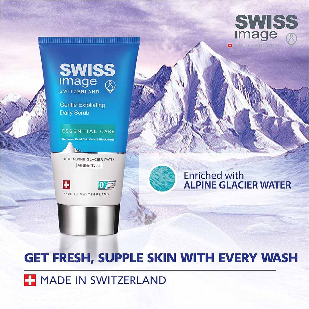 Swiss Image Essential Care Gentle Exfoliating Daily Scrub For All Skin Types 150ml